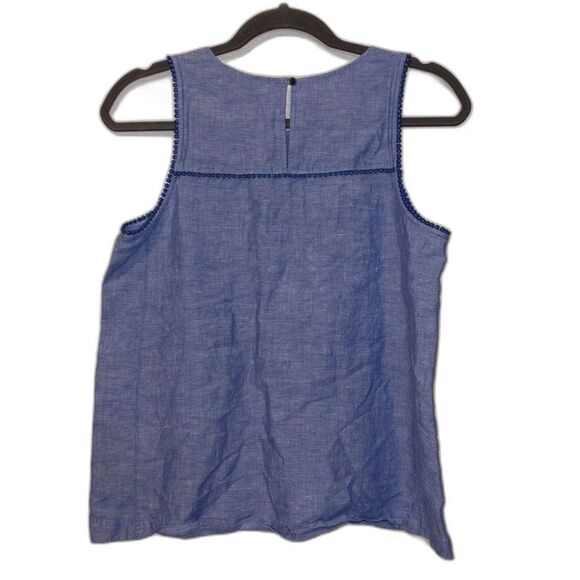 J. Crew Linen Sleeveless Top size 4 - Picture 2 of 5